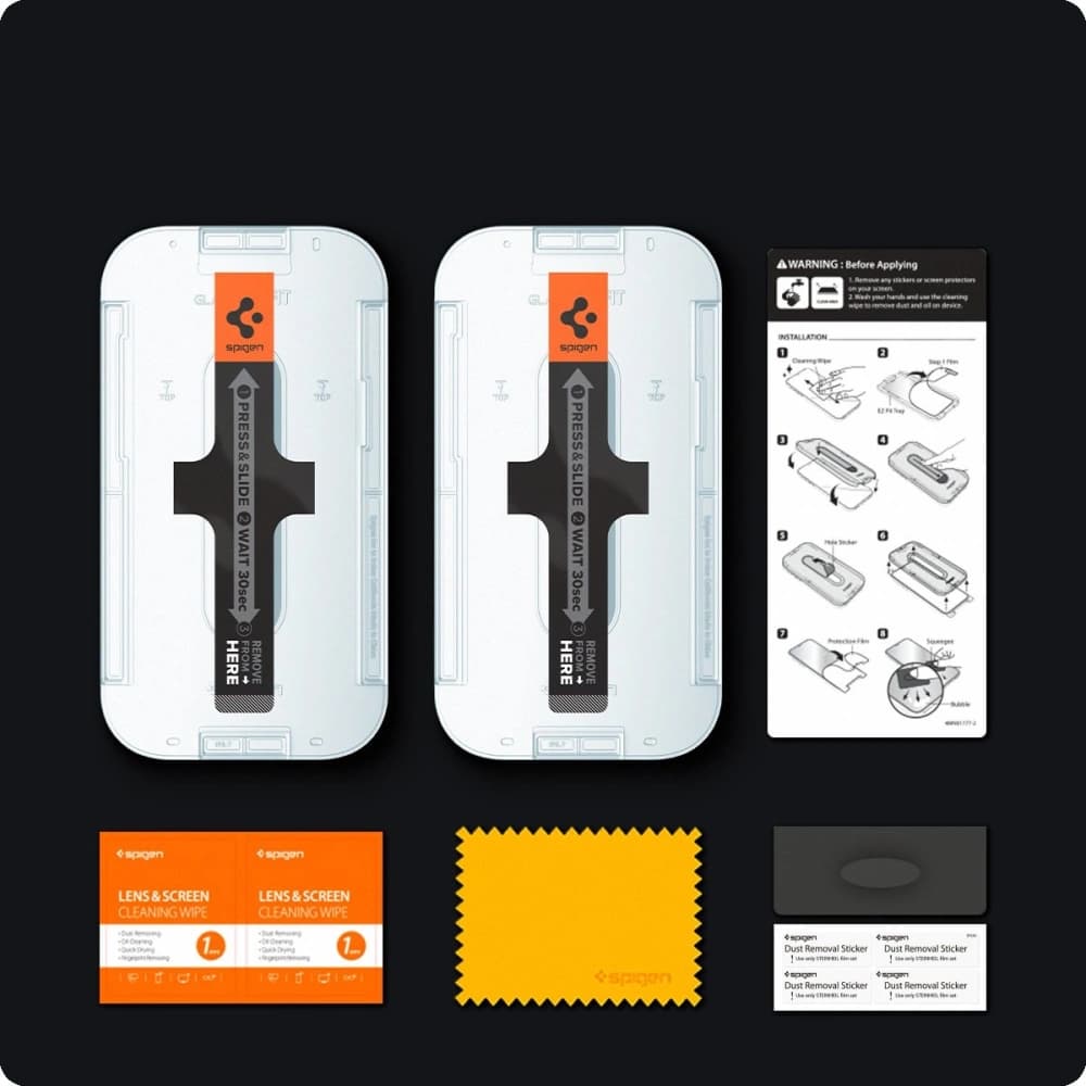 Spigen GLAS.tR ez Fit Apple iPhone 14 Plus / 15 Plus [2 PACK] - 6