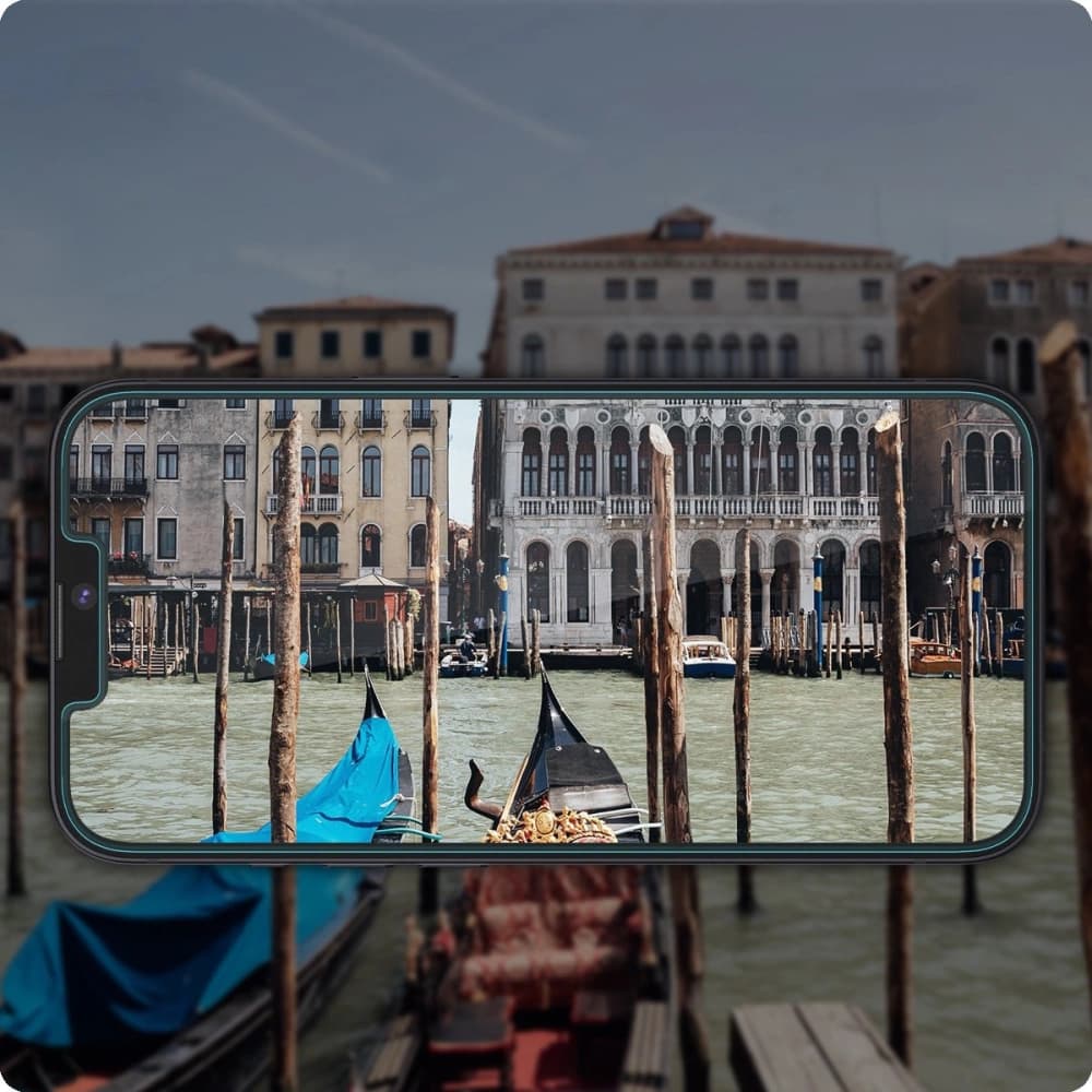 Sticlă securizată Spigen GLAS.tR ez Fit Apple iPhone 13 mini [2 PACK] - 4