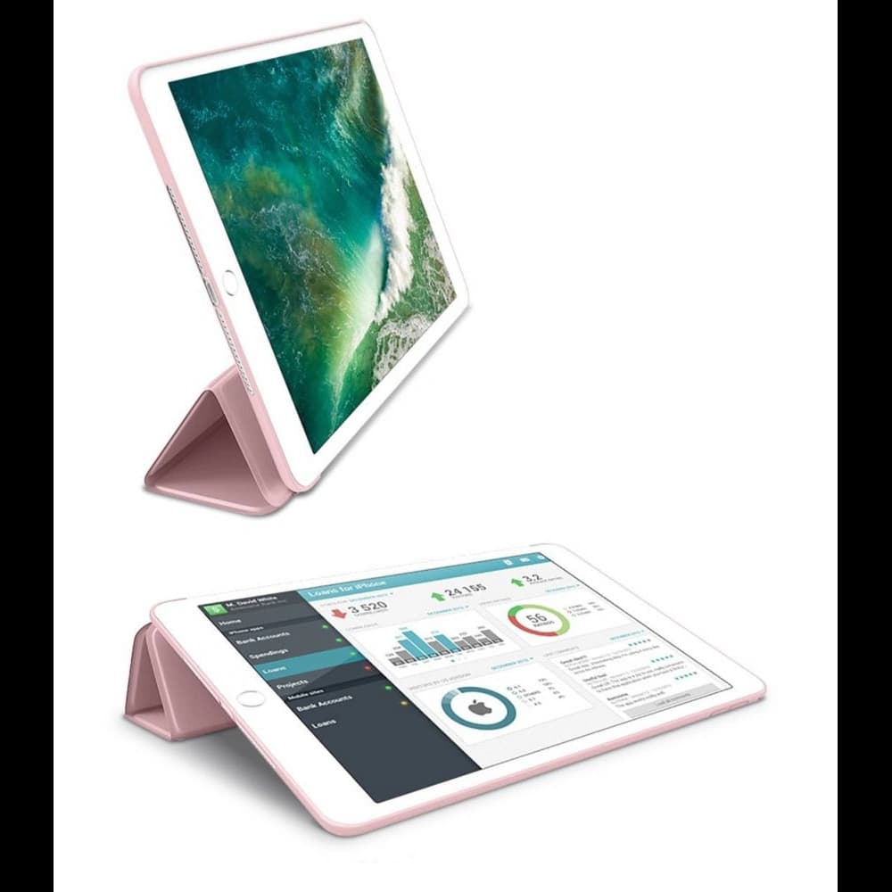 Etui Tech-Protect Smartcase Apple iPad 9.7 2017/2018 (5 și 6 generație) Rose Gold - 6