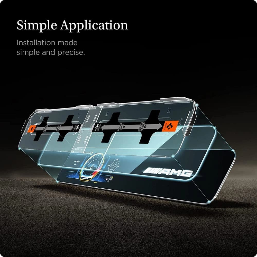 Tvrzené sklo Spigen GLAS.tR ez Fit Mercedes E-Class 2020/2021 - 5