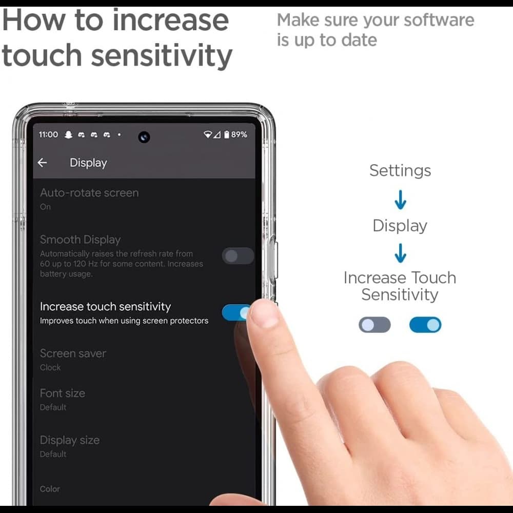 Folie Spigen Neo Flex Google Pixel 6 Pro [2 PACK] - 11