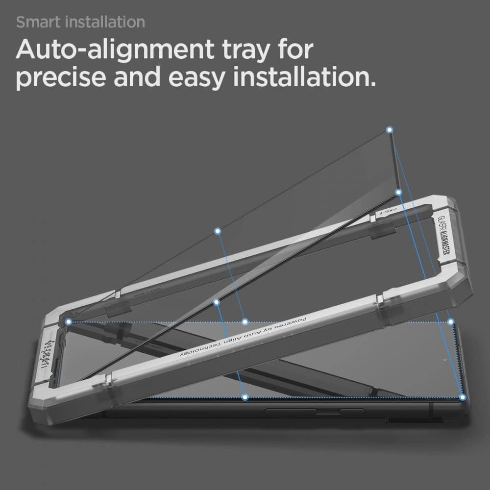 Spigen GLAS.tR Slim AlignMaster Google Pixel 6 Black - 7