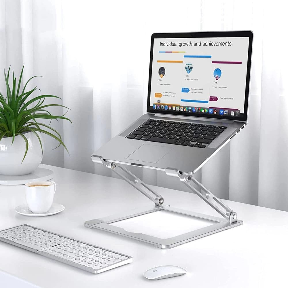 Suport pentru laptop Tech-Protect Prodesk Stand Universal pentru Laptop Silver - 6