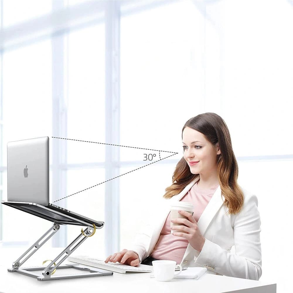 Suport pentru laptop Tech-Protect Prodesk Stand Universal pentru Laptop Silver - 9