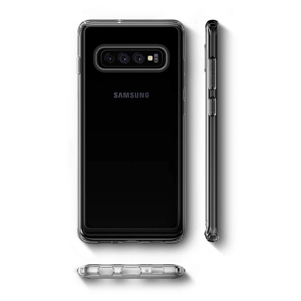Case Spigen Ultra Hybrid Samsung Galaxy S10 Plus Clear - 4