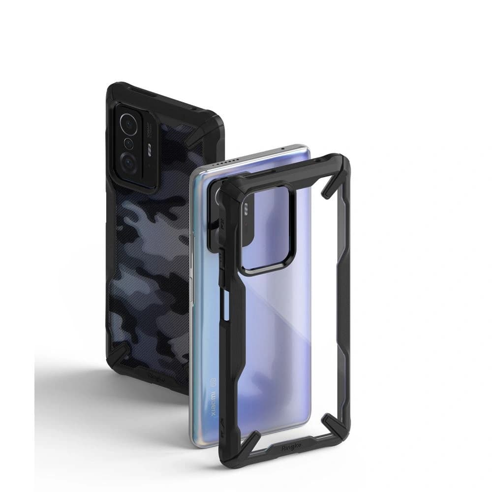 Etui Ringke Fusion-X Xiaomi 11T/Pro Fekete - 4