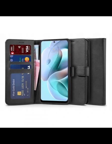 Etui Tech-Protect Wallet Motorola Moto G31/G41 černé