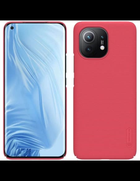 Nillkin Xiaomi Tasche Super Frosted Shield Mi 11 Hellrot