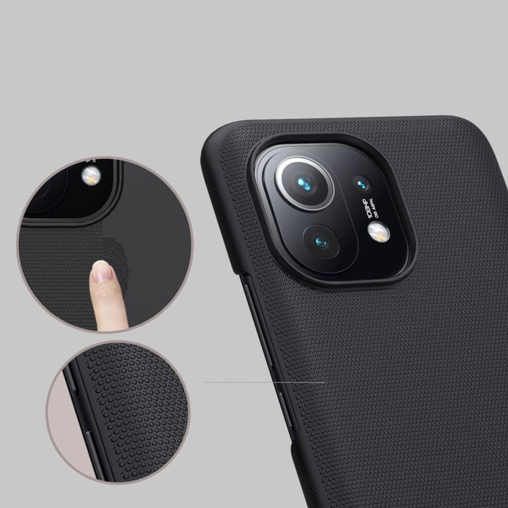 Nillkin Xiaomi Tasche Super Frosted Shield Mi 11 Schwarz - 3