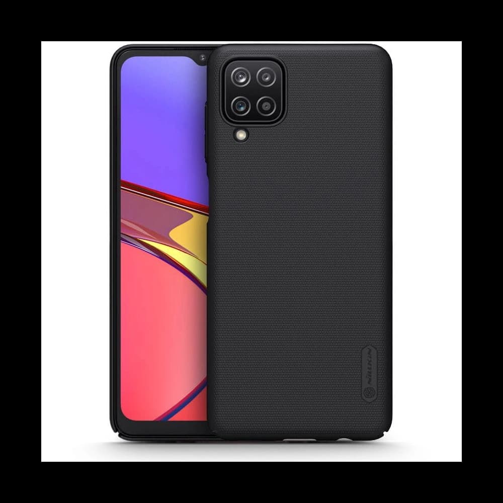 Etui Nillkin Super Frosted Shield Samsung Galaxy A12 Negru - 1