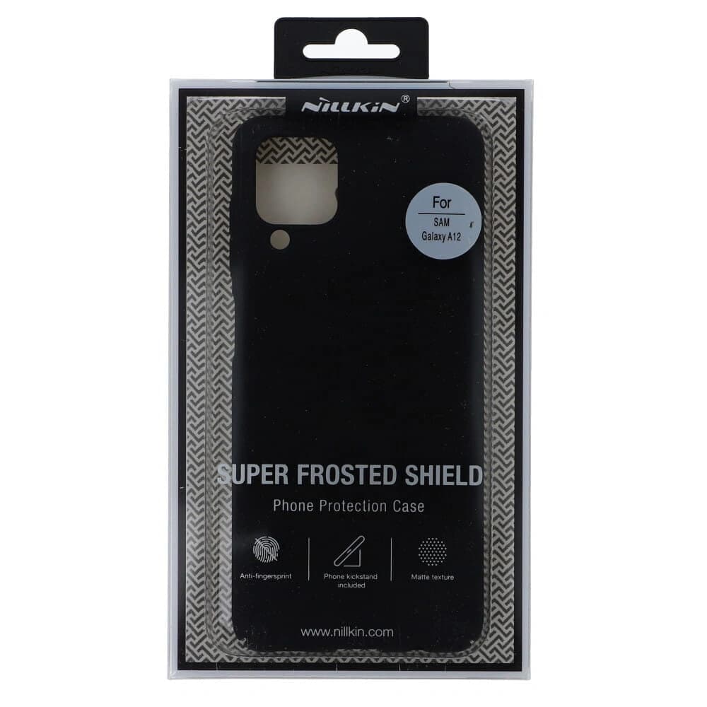 Etui Nillkin Super Frosted Shield Samsung Galaxy A12 Negru - 9