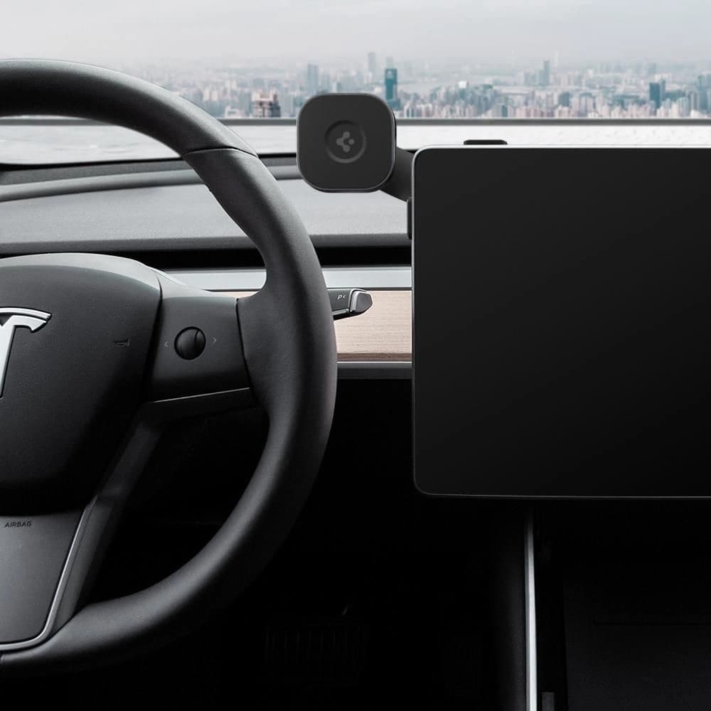 Spigen Magnetische Halterung für Tesla Model Y/3 OneTap MagSafe Bildschirm Autohalterung Schwarz - 11