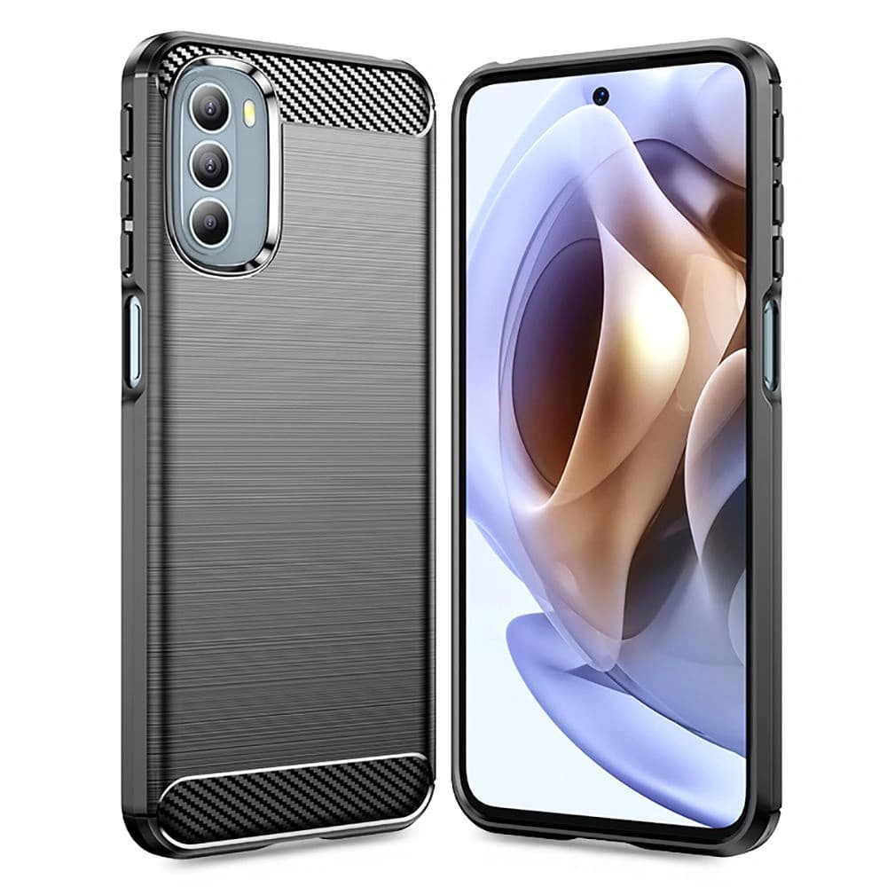 Etui Tech-Protect TPUCarbon Motorola Moto G31/G41 Černá - 2