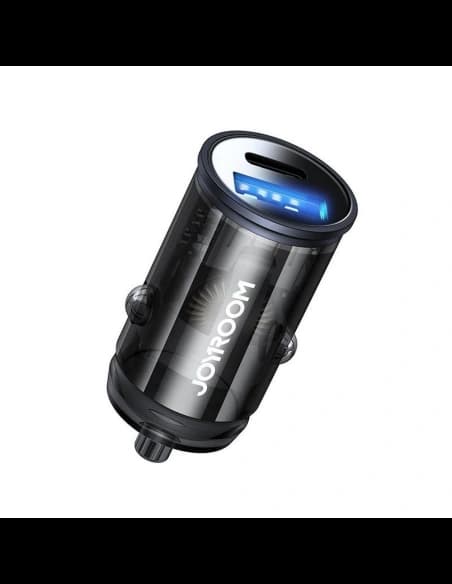Autós töltő Joyroom C-A43 2-portos autós töltő PD 20W QC 3.0 szürke