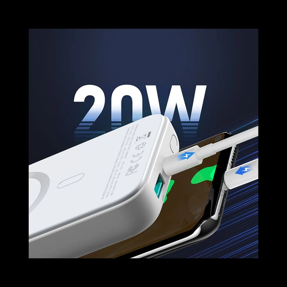 Powerbank Joyroom JR-W020 Magnetic MagSafe Wireless 10000mah Black - 4