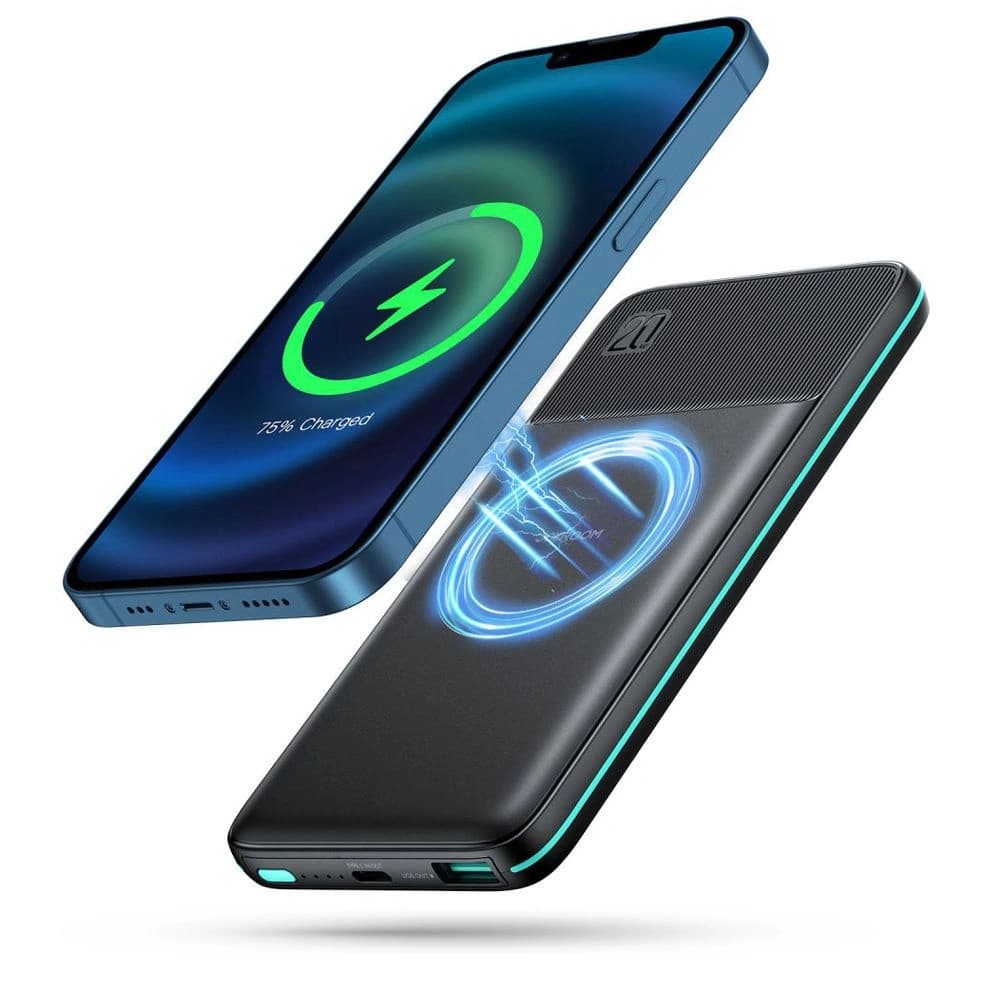 Joyroom JR-W040 Magnetic MagSafe Power Bank 10000mah Black - 1