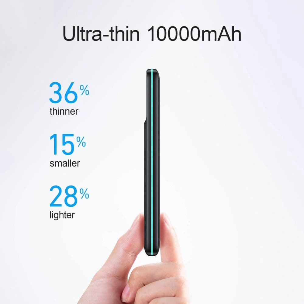 Joyroom JR-W040 Magnetic MagSafe Power Bank 10000mah Black - 5