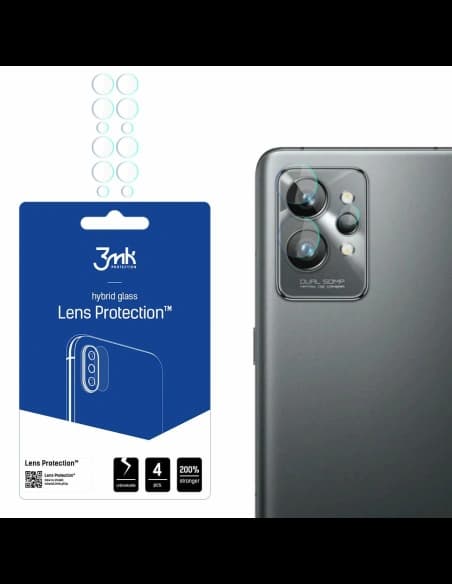 Hybriertes Glas für die Kameralinse 3MK Lens Protection Realme GT 2 Pro [4 PACK]