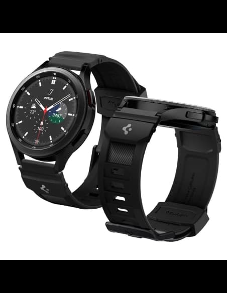 Spigen Rugged Band Samsung Galaxy Watch 4/Watch Active 2/Huawei Watch GT 2 42mm Matt Schwarz