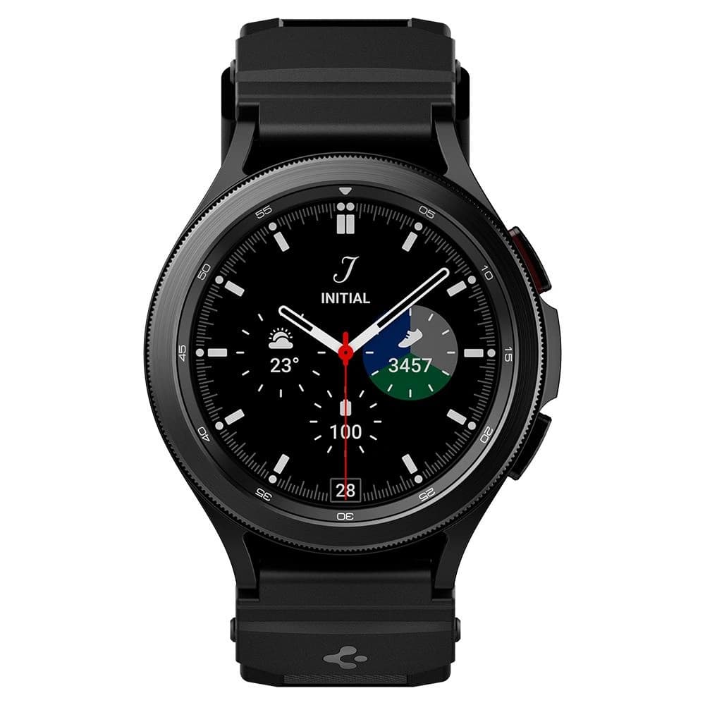 Spigen Rugged Band Samsung Galaxy Watch 4/Watch Active 2/Huawei Watch GT 2 42mm Matt Schwarz - 2