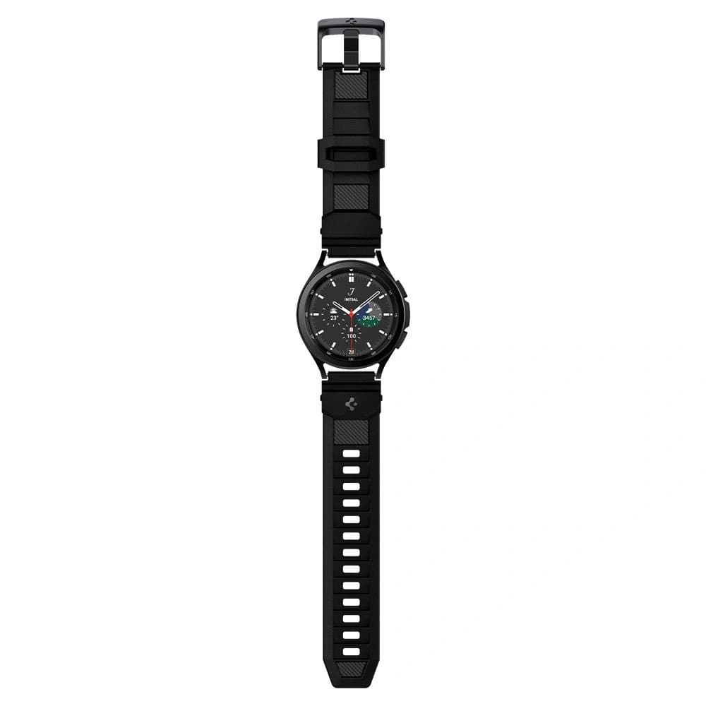 Spigen Rugged Band Samsung Galaxy Watch 4/Watch Active 2/Huawei Watch GT 2 42mm Matt Schwarz - 3