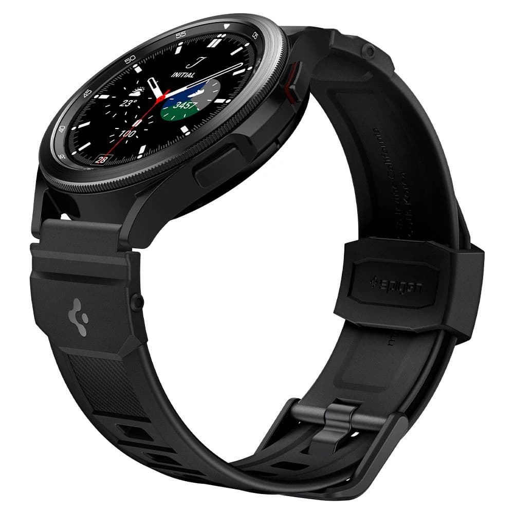 Spigen Rugged Band Samsung Galaxy Watch 4/Watch Active 2/Huawei Watch GT 2 42mm Matt Schwarz - 5