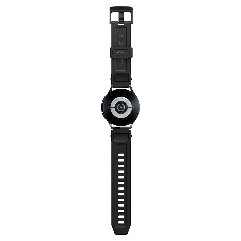 Spigen Rugged Band Samsung Galaxy Watch 4/Watch Active 2/Huawei Watch GT 2 42mm Matt Schwarz - 7