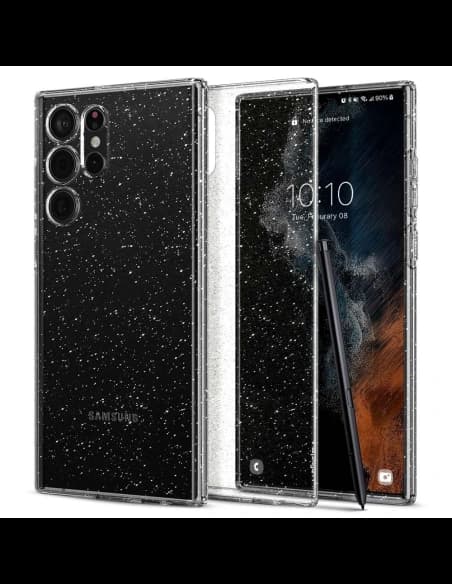Etui Spigen Liquid Crystal Samsung Galaxy S22 Ultra Glitter Crystal
