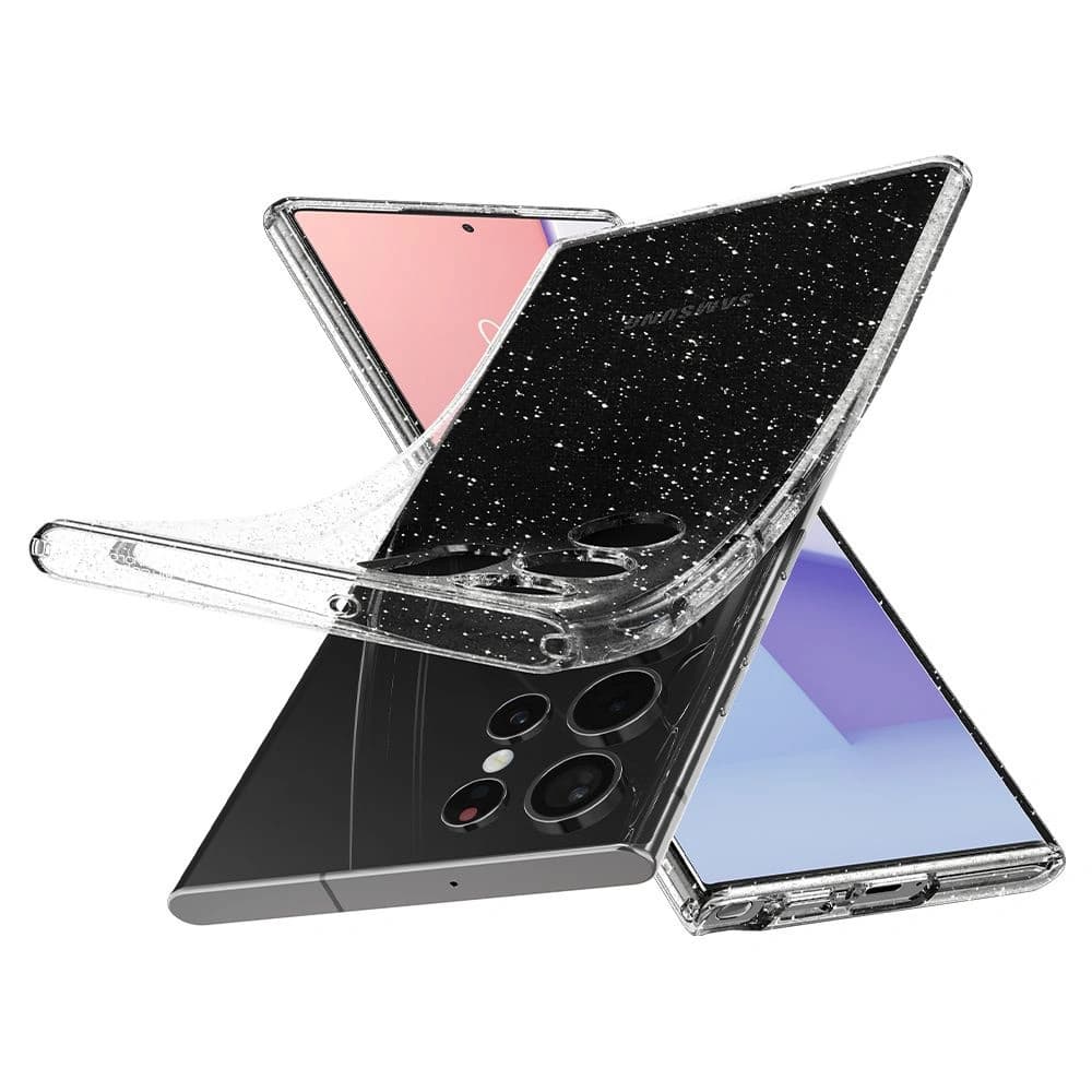 Etui Spigen Liquid Crystal Samsung Galaxy S22 Ultra Glitter Crystal - 7