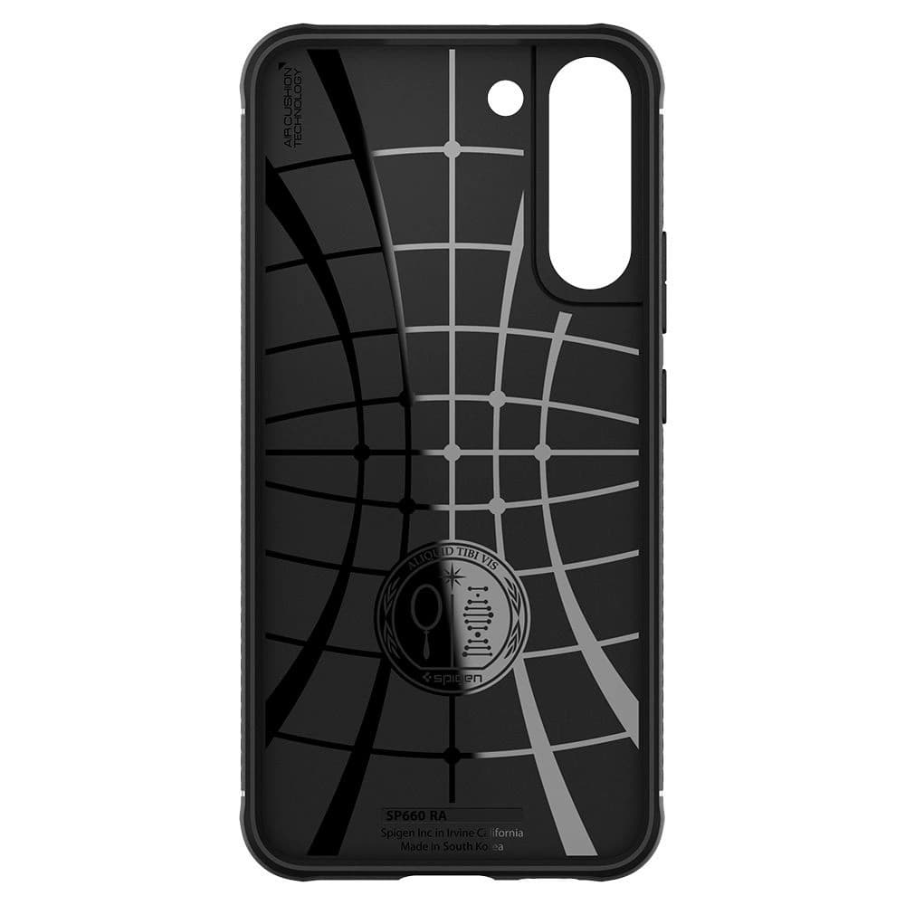 Case Spigen Rugged Armor Samsung Galaxy S22 Matt Schwarz - 4