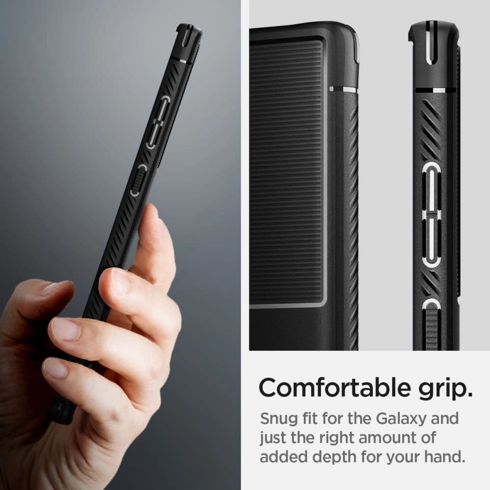 Etui Spigen Rugged Armor Samsung Galaxy S22 Ultra Negru Mat - 12