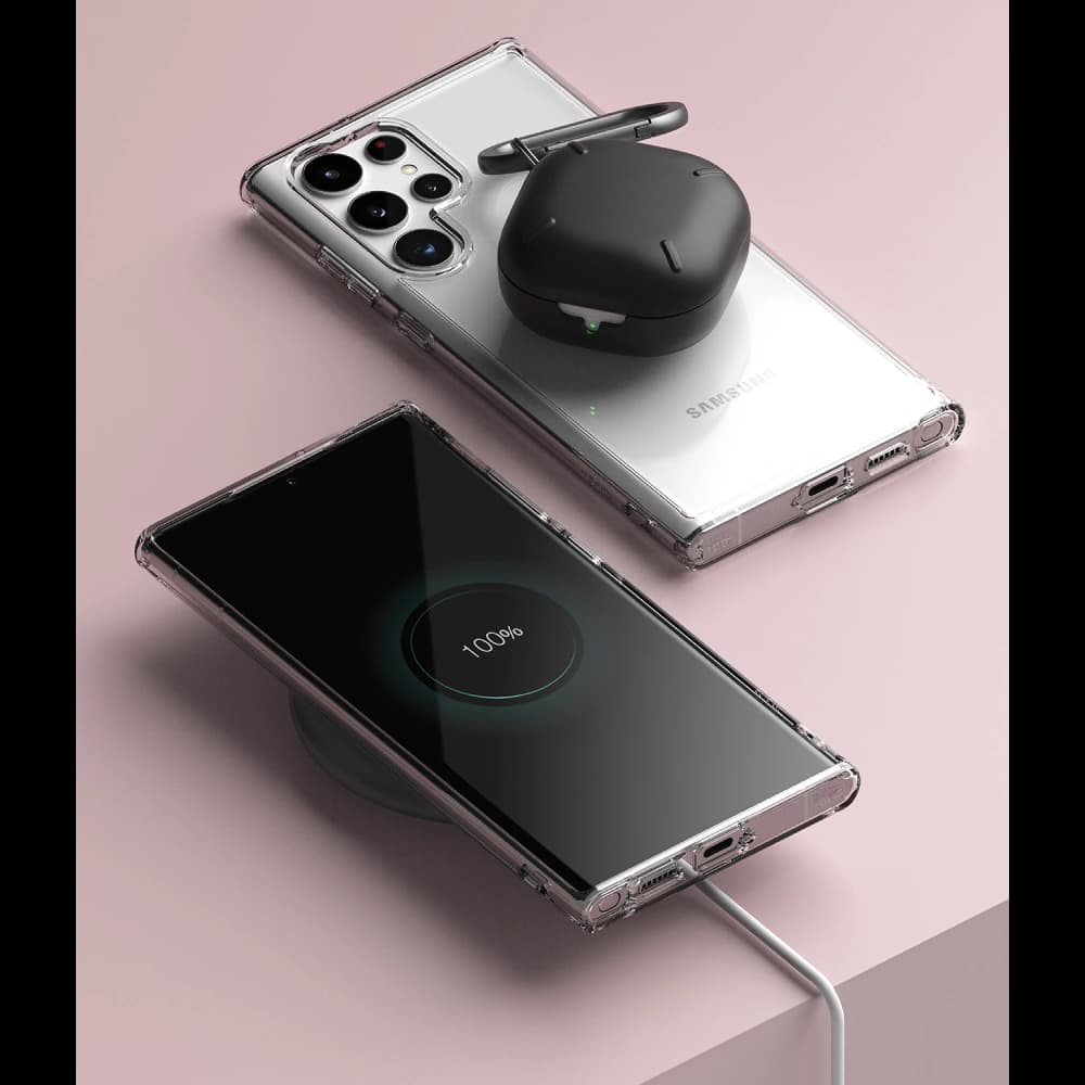 Case Ringke Fusion Samsung Galaxy S22 Ultra Klar - 7