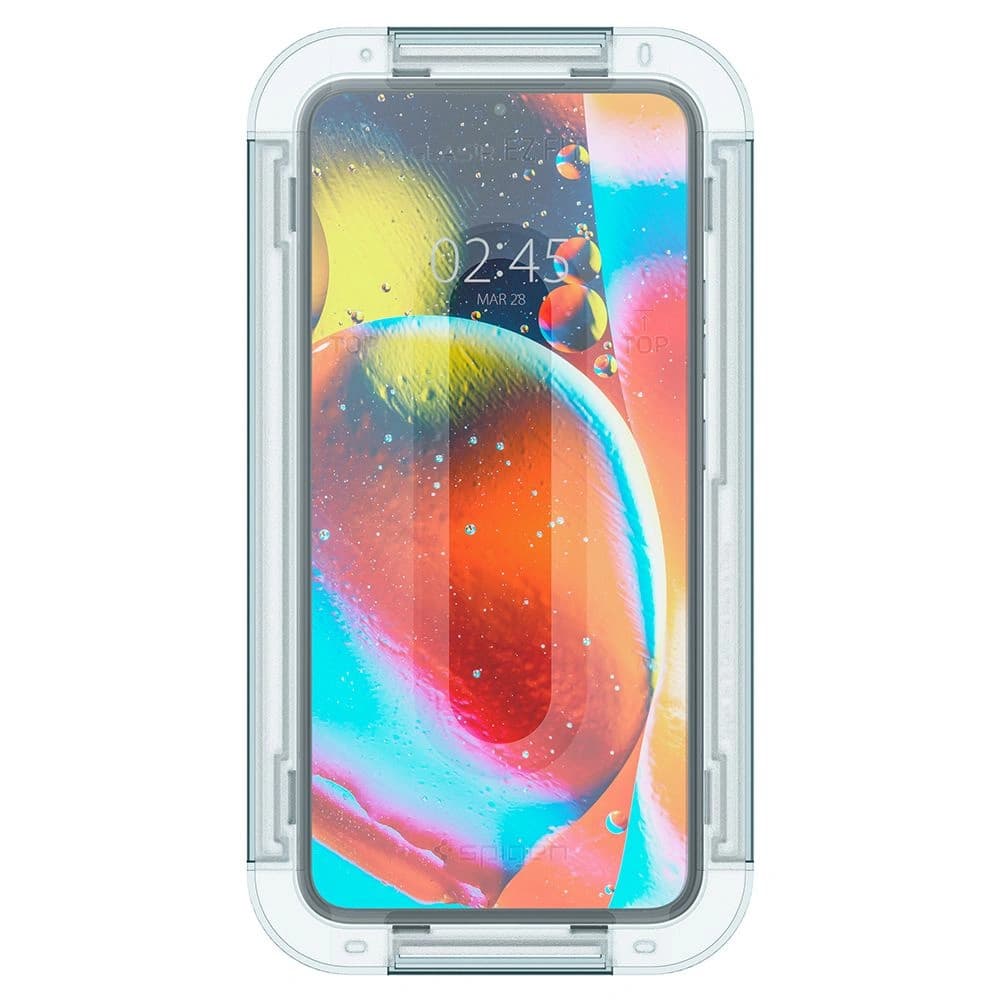 Gehärtetes Glas Spigen GLAS.tR ez Fit Samsung Galaxy S22 [2 PACK] - 5