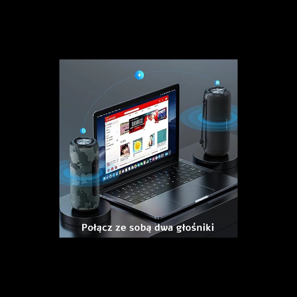 AWEI Y669 Bluetooth hangszóró fekete - 6