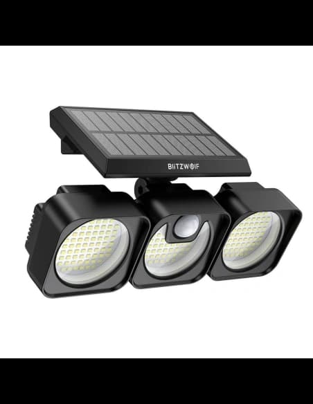 Außen Solar LED Lampe Blitzwolf BW-OLT7 mit Bewegungs- und Dämmerungssensor