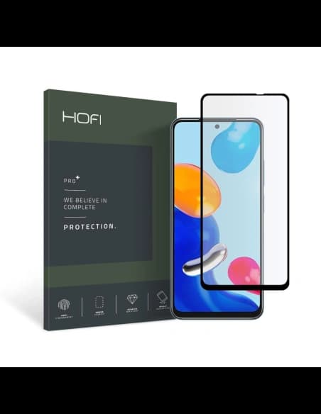 Gehärtetes Glas Hofi Glass Pro+ Redmi Note 11/11S Schwarz