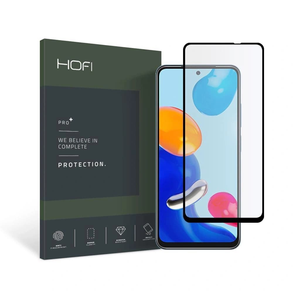 Gehärtetes Glas Hofi Glass Pro+ Redmi Note 11 Pro LTE/5G Schwarz - 1