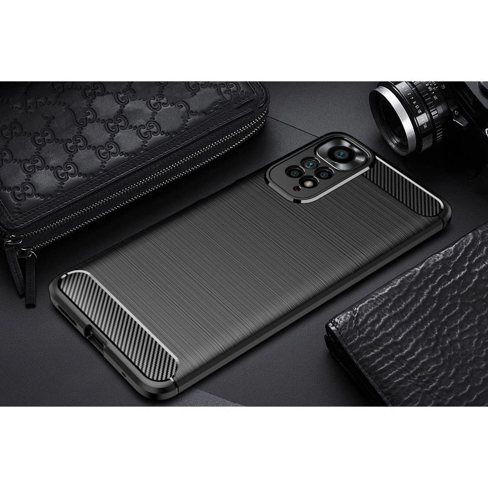 Case Tech-Protect TPUCarbon Redmi Note 11 Pro LTE/5G Schwarz - 9