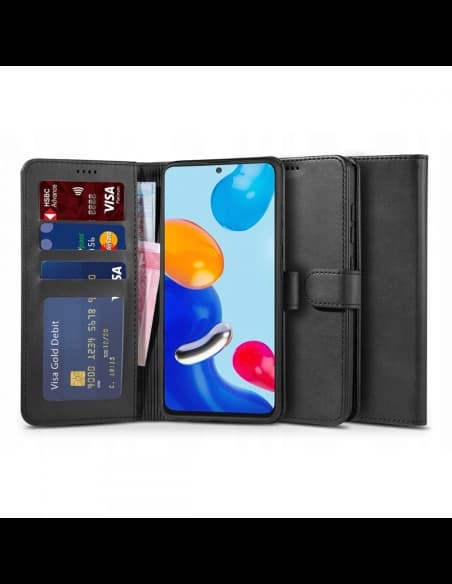 Case Tech-Protect Wallet Redmi Note 11 Pro LTE/5G Schwarz