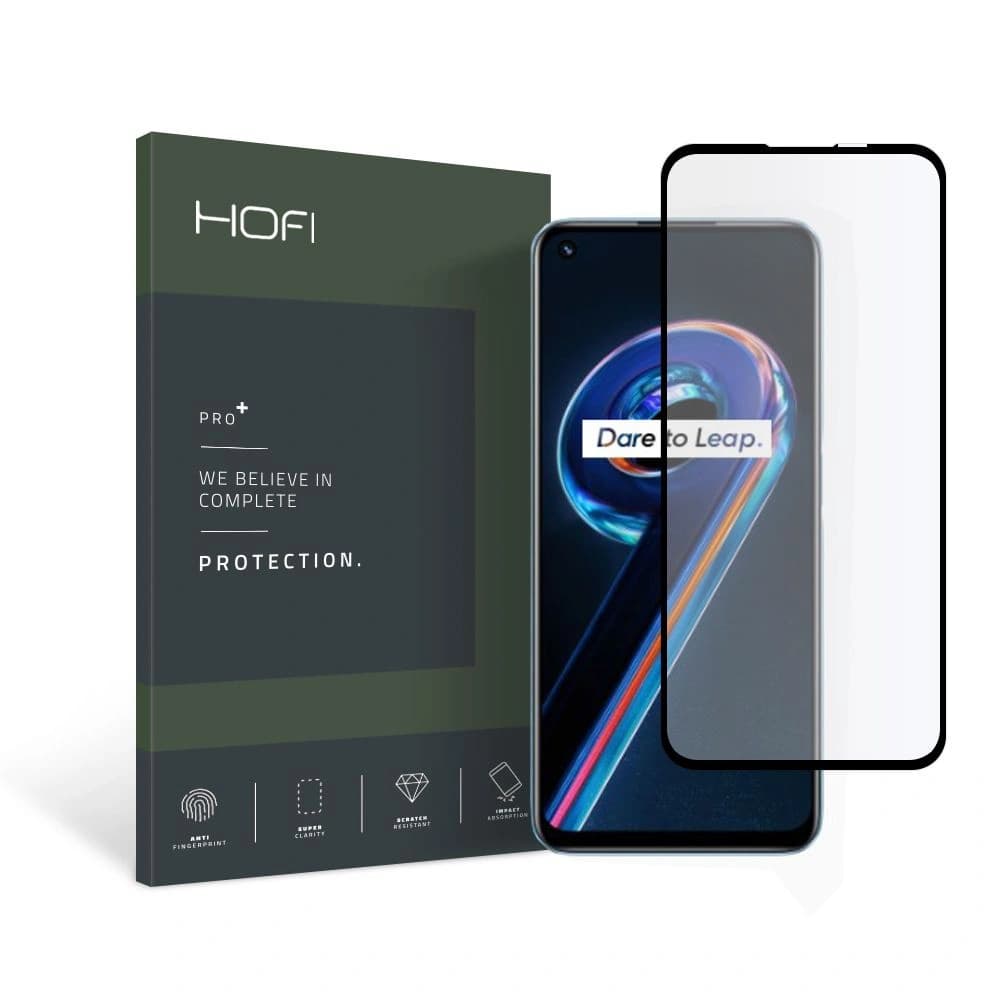 Gehärtetes Glas Hofi Glass Pro+ Realme 9 Pro / OnePlus Nord CE 2 Lite 5G Schwarz - 1