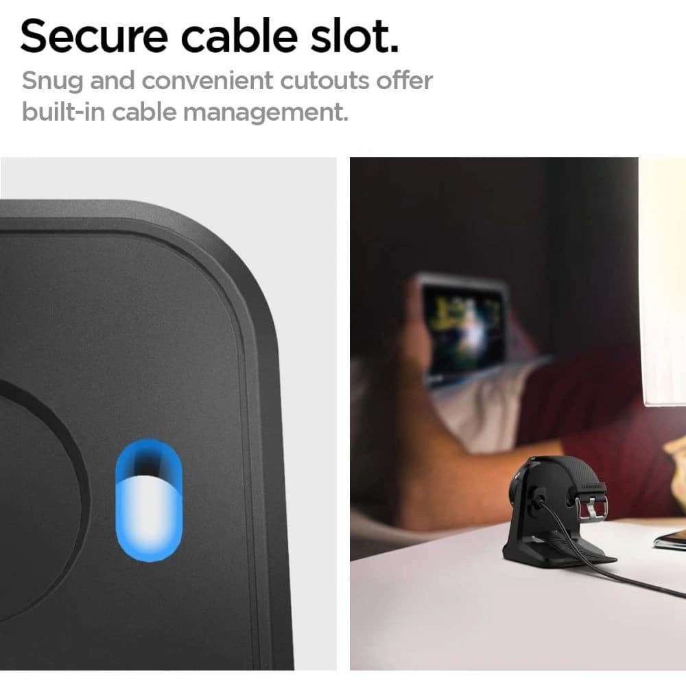 Spigen S390 Garmin Watch Stand Black - 6