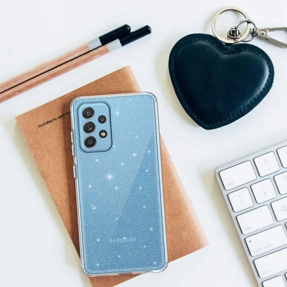 Etui Tech-Protect Glitter Samsung Galaxy A53 5G Clear - 7