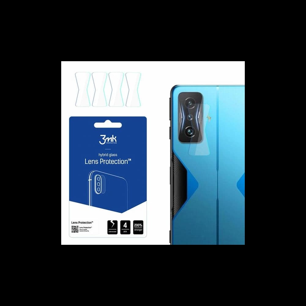 Hybridní sklo na objektiv fotoaparátu 3MK Ochrana objektivu Redmi K50 GE [4 PACK] - 1