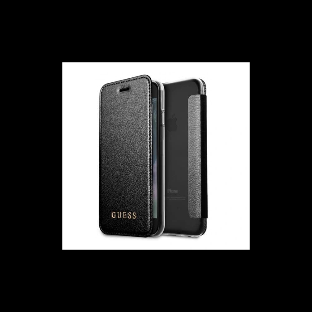 Etui Guess GUFLBKP7LIGLTBK Apple iPhone 8/7 Plus černé/kniha Iridescent - 2