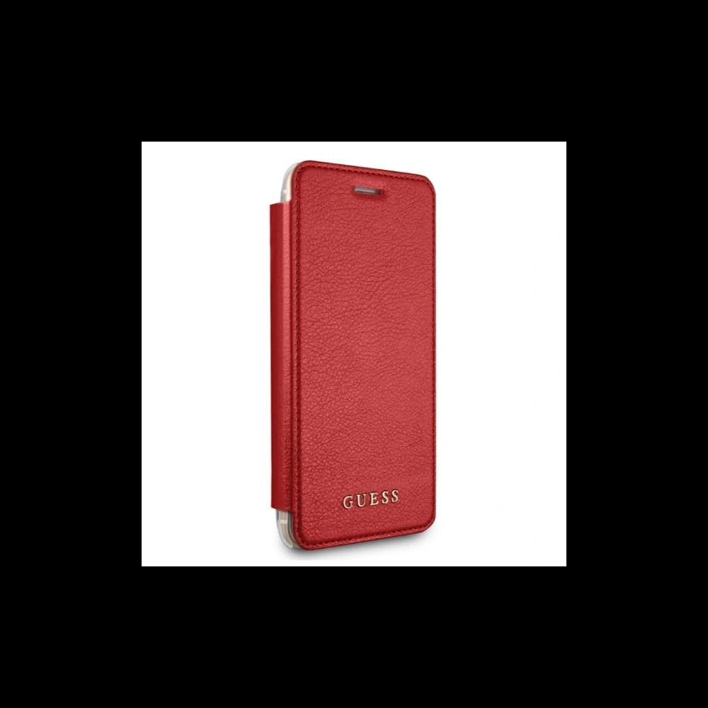 Etui Guess GUFLBKP7LIGLTRE Apple iPhone 8/7 Plus červená/book Iridescent - 4
