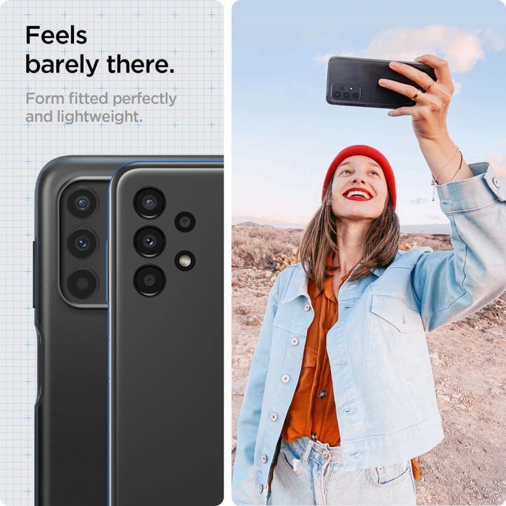 Etui Spigen Thin Fit Samsung Galaxy A13 LTE Negru - 10