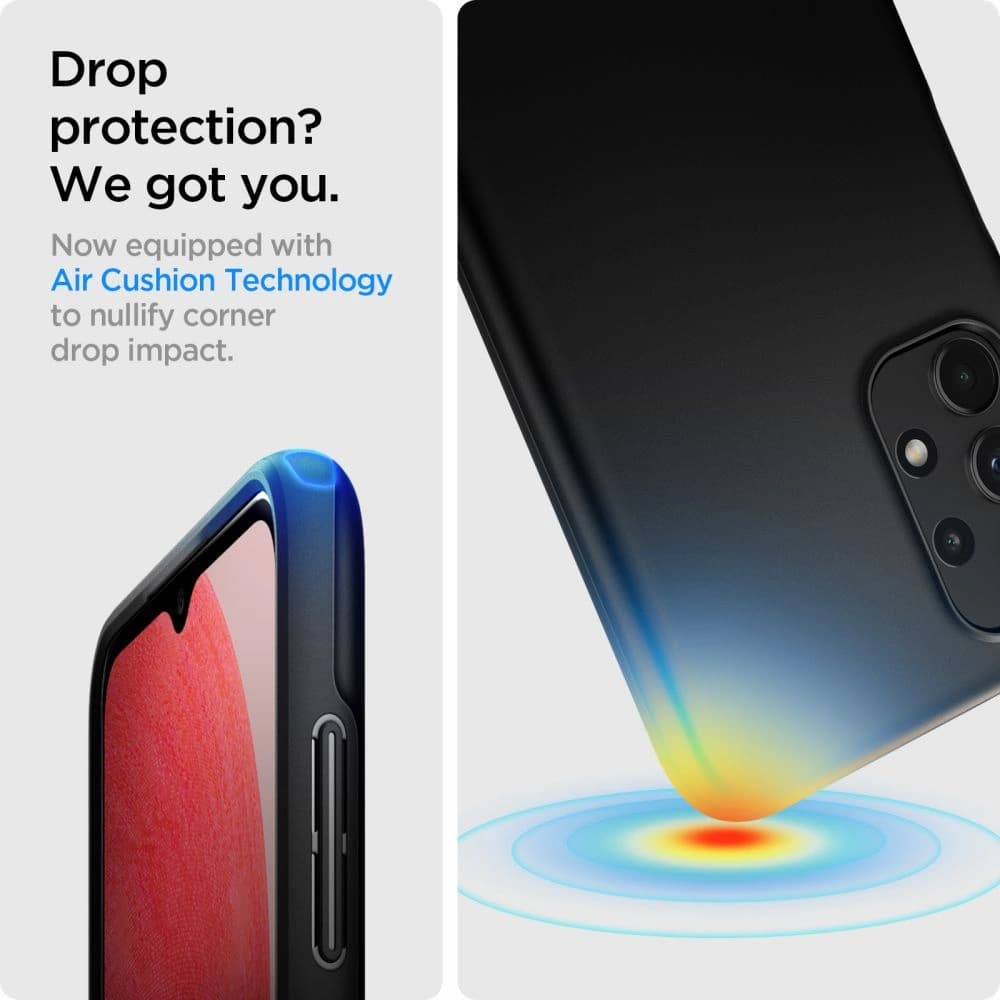 Etui Spigen Thin Fit Samsung Galaxy A13 LTE Negru - 12