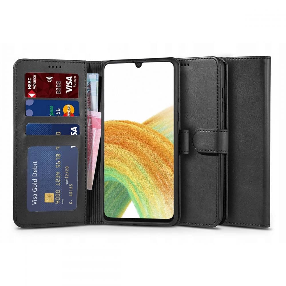 Etui Tech-Protect Wallet Samsung Galaxy A33 5G Fekete