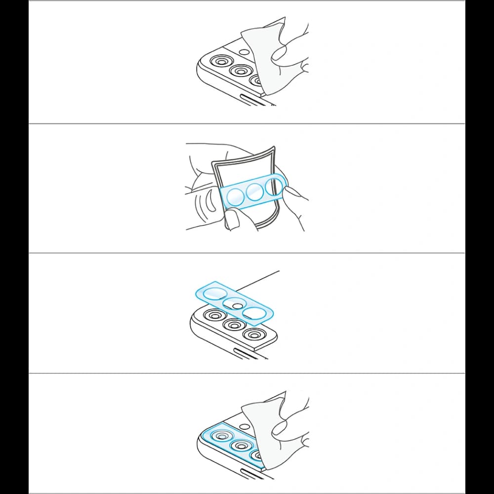 Edzett üveg Ringke Kamera Védő Üveg Samsung Galaxy A73 5G/A53 5G/A33 5G [2 PACK] - 11