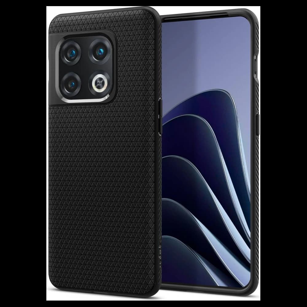 Etui Spigen Liquid Air OnePlus 10 Pro Matt Fekete - 1